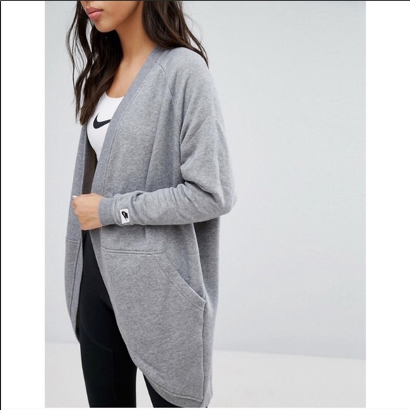 Nike Tops | Nike Grey Cardigan Size Xl | Poshmark